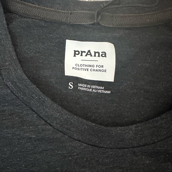 Prana Men’s Mission Trails Long Sleeve Tee Black Heather Size Small - Picture 4 of 7